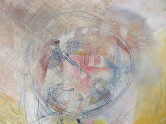 Abstraction of Skin, 2007, (oil, pencil on card) | Obraz na stenu