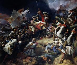 Battle of Denain, 24th July 1712, 1839 (oil on canvas) | Obraz na stenu