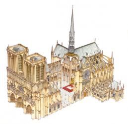Notre-Dame Cathedral. Paris, France | Obraz na stenu