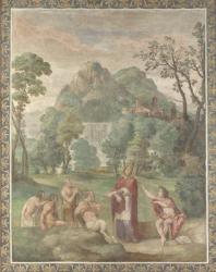The Judgement of Midas, 1616-18 (fresco transferred to canvas) | Obraz na stenu