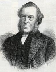 The Reverend John Bedford, President of the Wesleyan Methodist Conference, , 1867 (engraving) | Obraz na stenu