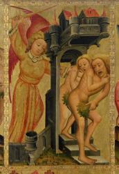 The Expulsion from the Garden of Paradise, detail from The Grabow Altarpiece, 1379-83 (tempera on panel) | Obraz na stenu