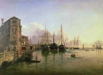 View of The Strada Nuova, Venice, 19th century | Obraz na stenu