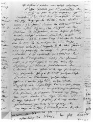 Letter to Richard Wagner (1813-83) 17th February 1860 (pen & ink on paper) (b/w photo) | Obraz na stenu