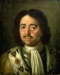 Portrait of Tsar Peter I the Great (1672-1725) 1772 (oil on canvas) | Obraz na stenu