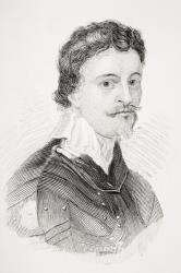 Sir Thomas Wentworth, illustration from 'Old England's Worthies' by Lord Brougham, published c.1880 (engraving) | Obraz na stenu