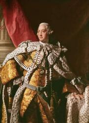 King George III, c.1762-64 (oil on canvas) | Obraz na stenu