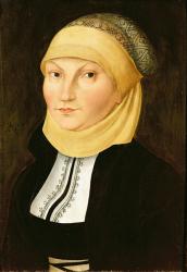 Katharina Luther (nee von Bora), 1528 (oil on panel) | Obraz na stenu