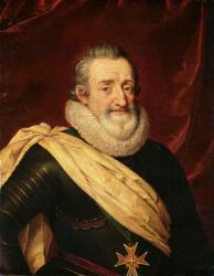 Portrait of Henri IV (1553-1610) King of France (oil on panel) | Obraz na stenu