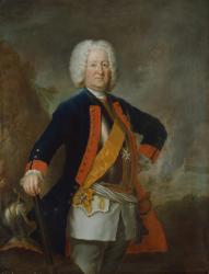 Field Marshal Count Finck von Finckenstein (oil on canvas) | Obraz na stenu