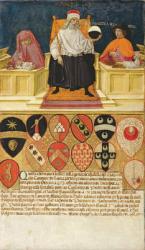Good government in the public finance office, 1474 (oil on panel) | Obraz na stenu