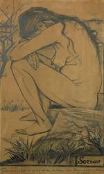 Sorrow, 1882 (pencil, pen and ink) | Obraz na stenu