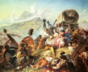 The Battle of Blauwkrantz, 1838 (oil on canvas) | Obraz na stenu