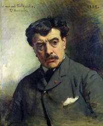 Portrait of Alexander Falguiere (1831-1900) 1887 (oil on canvas) | Obraz na stenu
