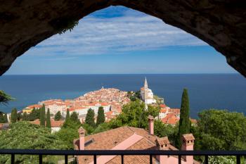 View of Piran, Slovenia (photo) | Obraz na stenu