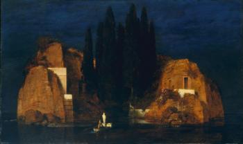 Isle of the Dead, second version, 1880 (oil on wood) | Obraz na stenu