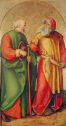 Saint Joseph and Saint Joachim, c.1503 (oil on panel) (see also 498175) | Obraz na stenu