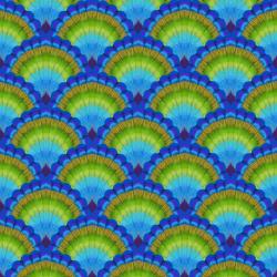 Peacock scallop feather-digital file, 2012, (oil on canvas originally) | Obraz na stenu