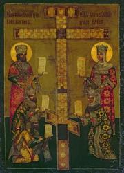 St. Constantine and St. Helena (panel) | Obraz na stenu