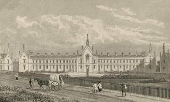 Whittington's Almshouses Highgate, 1827 (engraving) | Obraz na stenu