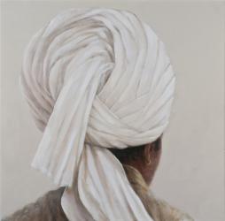 White Turban, 2014 (oil on canvas) | Obraz na stenu