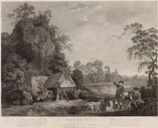 Shooting, plate 1, engraved by William Woollett (1735-85) 1769 (fifth state engraving and etching) | Obraz na stenu