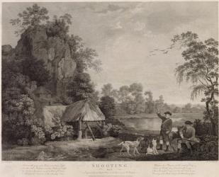 Shooting, plate 1, engraved by William Woollett (1735-85) 1769 (fifth state engraving and etching) | Obraz na stenu