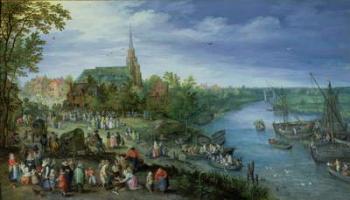 The Annual Parish Fair in Schelle, 1614 | Obraz na stenu