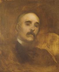 Georges Clemenceau (1841-1929) (oil on canvas) | Obraz na stenu
