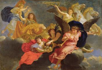 Apotheosis of King Louis XIV of France (oil on canvas) | Obraz na stenu