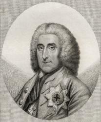 Philip Stanhope, illustration from 'A catalogue of Royal and Noble Authors, Volume IV', published in 1806 (litho) | Obraz na stenu