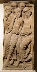 Relief depicting apostles, from the Abbaye de Saint-Guilhem du Desert (stone) | Obraz na stenu