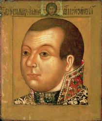 Prince M. V. Skopin-Shuyski (1587-1610), early 17th century (tempera on wood) | Obraz na stenu