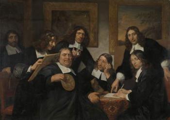 The Governors of the Guild of Saint Luke, Haarlem, 1675 (oil on canvas) | Obraz na stenu