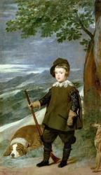 Prince Balthasar Carlos (1629-49) Dressed as a Hunter, 1635-36 (oil on canvas) | Obraz na stenu