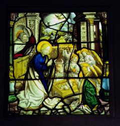 The Nativity, c.1526 (stained glass) | Obraz na stenu
