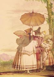 The Summer Promenade, c.1757 (fresco) | Obraz na stenu