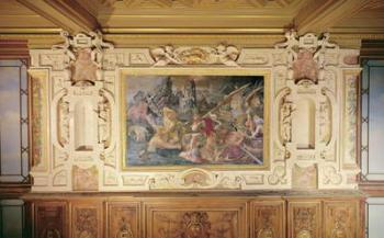The Vengeance of Nauplius, 1535-40 (fresco) (see also 695080) | Obraz na stenu