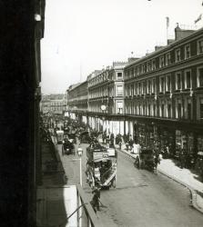 A View of Westbourne Grove, London, showing Whiteley's department store, c.1890 (b/w photo) | Obraz na stenu