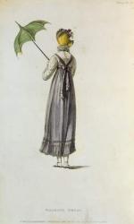 Walking Dress, 1814 (colour engraving) | Obraz na stenu