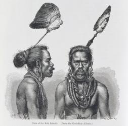 Man of the Ruk Islands, from 'The History of Mankind', Vol.1, by Prof. Friedrich Ratzel, 1896 (engraving) | Obraz na stenu