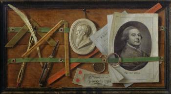 Trompe l'Oeil, 1785 (oil on canvas) | Obraz na stenu