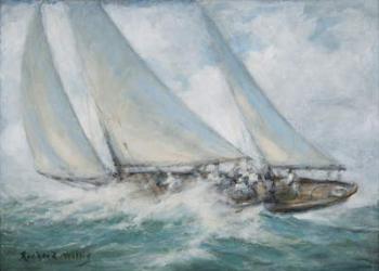 Classic Yacht - "Twixt Wind and Water" | Obraz na stenu