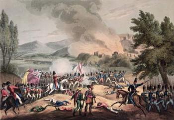 Battle of Pombal, 12th March 1811, engraved by Thomas Sutherland (b.c.1785) | Obraz na stenu
