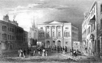 The Shire Hall, Chelmsford, Essex, engraved by Samuel Lacey, 1832 (engraving) | Obraz na stenu