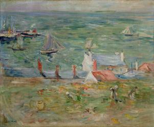 The Port of Gorey on Jersey, 1886 (oil on canvas) | Obraz na stenu