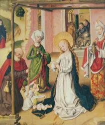 The Adoration of the Infant, c.1500 (oil on panel) | Obraz na stenu