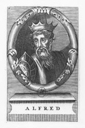 Alfred the Great (engraving) | Obraz na stenu