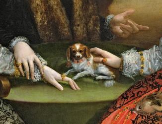 The Gozzadini Family (oil on canvas) (detail of 253911) | Obraz na stenu