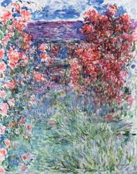 The House at Giverny under the Roses, 1925 (oil on canvas) | Obraz na stenu